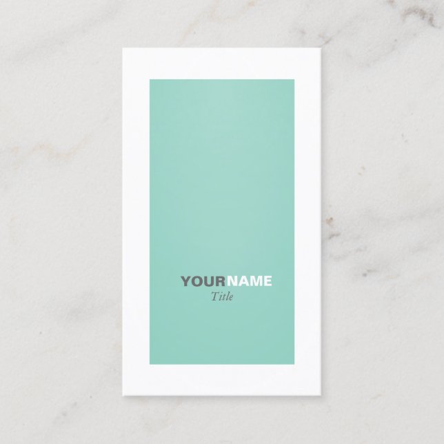 Groupon Retro Business Card (Front)