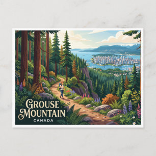 Grouse Mountain Vancouver Canada Postcard