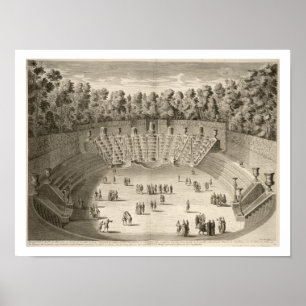 Grove of the Salle du Bal, Versailles, from 'Les P Poster