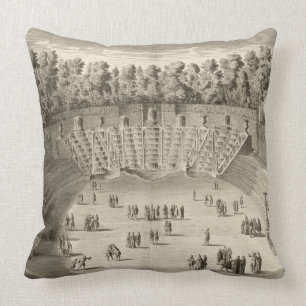 Grove of the Salle du Bal, Versailles, from 'Les P Throw Pillow