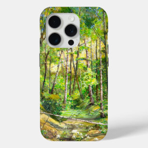 grove watercolor iPhone 15 pro case