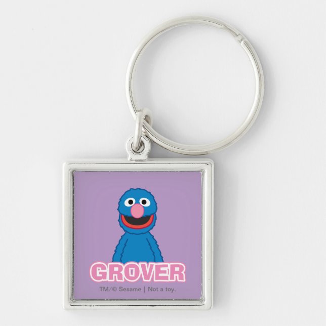 Grover Classic Style Keychain (Front)