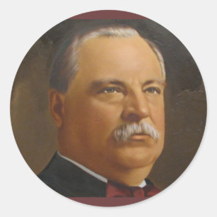 Grover Cleveland 22 &24 Classic Round Sticker