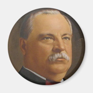 Grover Cleveland  22 &24 Magnet
