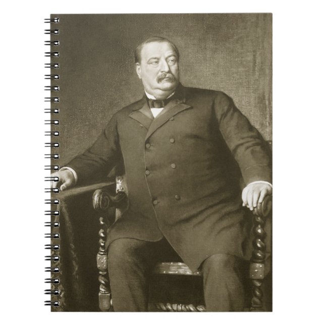 Grover Cleveland, 22nd and 24th President of th Un Notebook (Front)