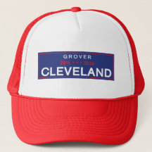 Grover Cleveland Trucker Hat - rectangle
