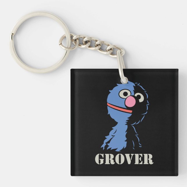 Grover Half Keychain (Front)