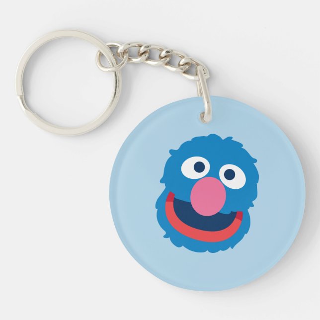 Grover Head Keychain (Front)