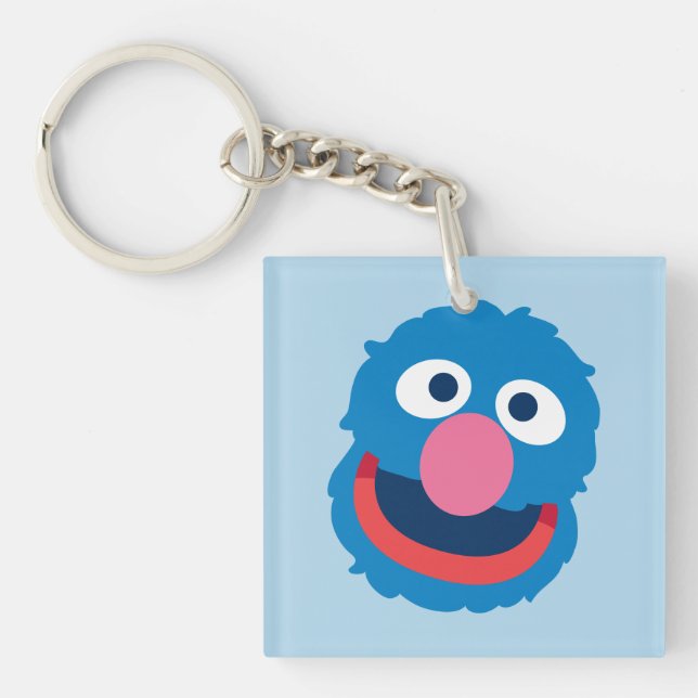 Grover Head Keychain (Front)