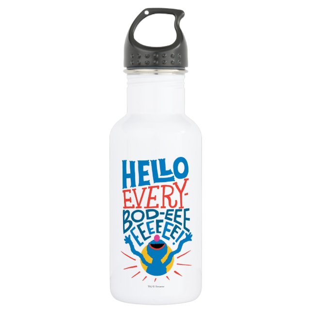 Grover Hello 532 Ml Water Bottle (Front)