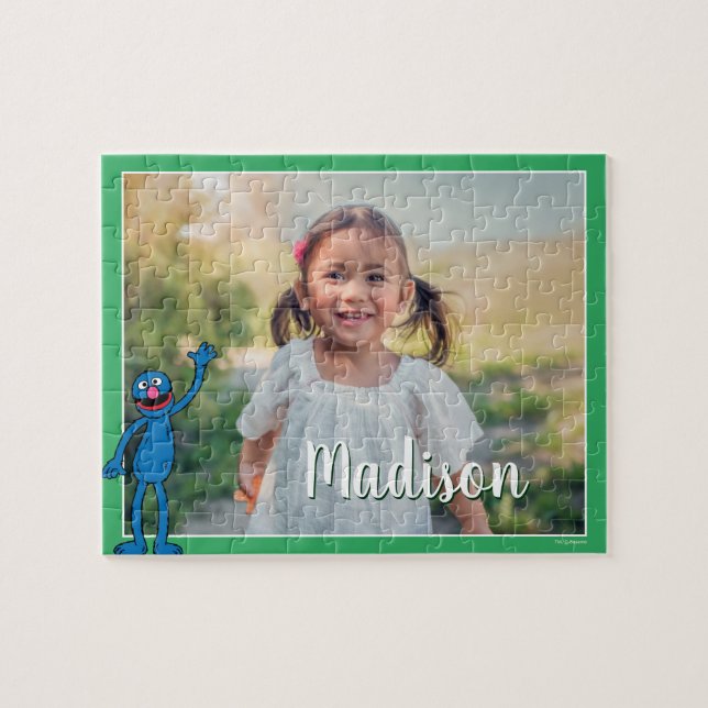 Grover Personalized Photo Jigsaw Puzzle (Horizontal)