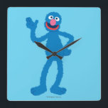 Grover Standing Square Wall Clock<br><div class="desc">It's silly ole' Grover saying hi!         ©  2014 Sesame Workshop. www.sesamestreet.org</div>