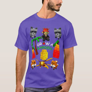 Grow A Garden Gamer Fruit Palm Monkey Pet Candy Bl T-Shirt