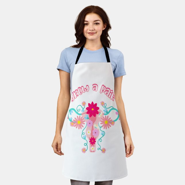 Grow A Pair - Feminist Empowered Women's Rights Apron (Worn)