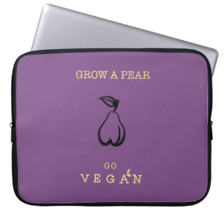Grow a Pear - Go Vegan Laptop Case