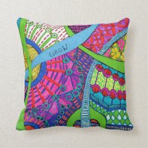 grow and blossom pillow