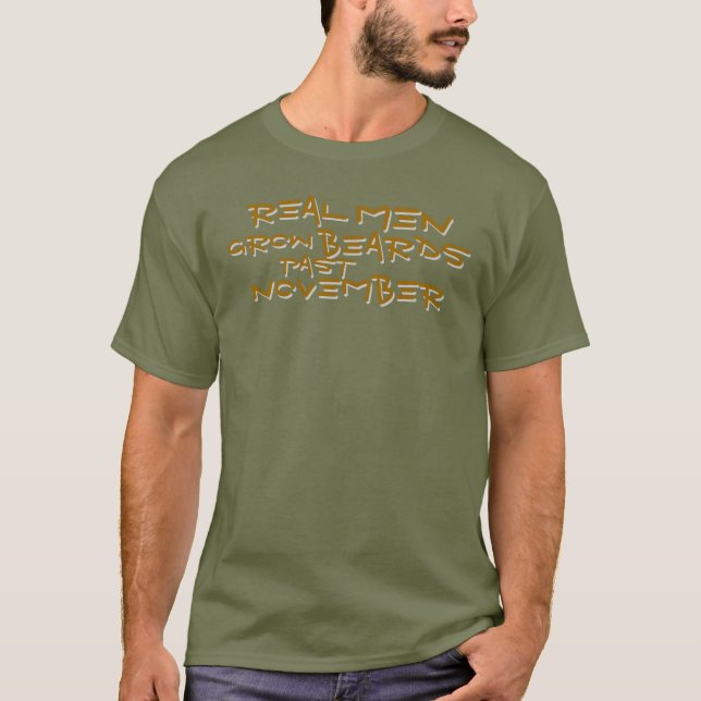 Grow Beards T-Shirt (Front)