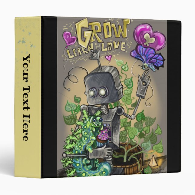 Grow Learn Love Smooshie and Bloop Binder (Front/Spine)