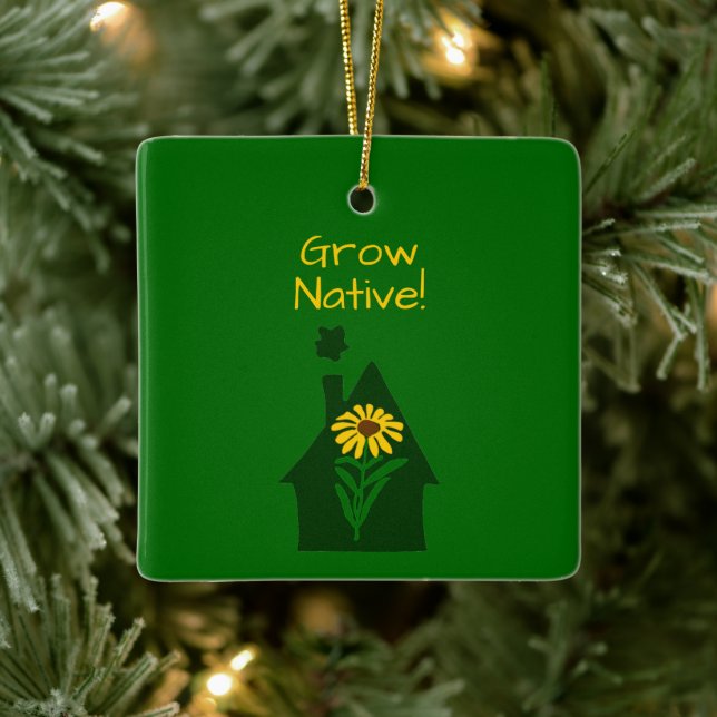 Grow Native! Ceramic Ornament (Tree)