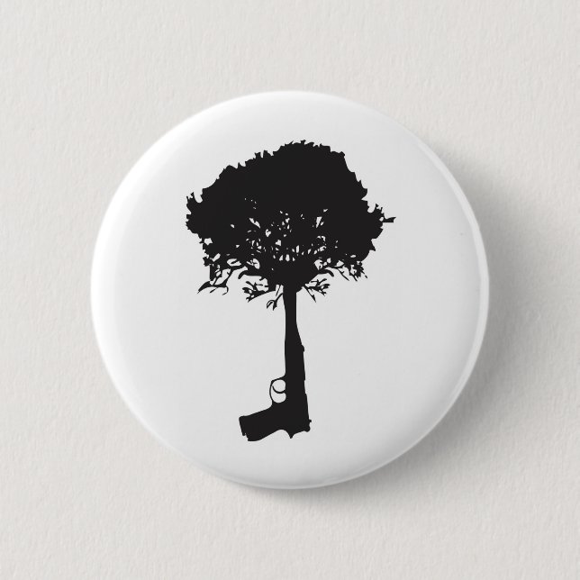 grow-peace 2 inch round button (Front)