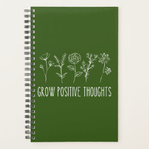 Grow Positive Thoughts Aesthetic Planner