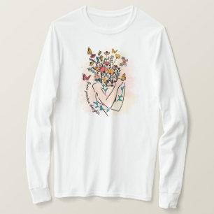 Grow positive thoughts. Customizable T-Shirt