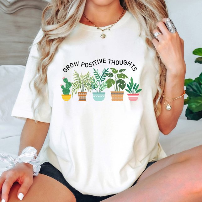 Grow Positive Thoughts, Mental Health, Self Love T-Shirt (Grow Positive Thoughts, Mental Health, Self Love T-Shirt)