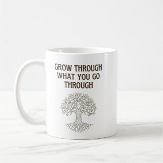 Grow Through Resilience Tree of Life Art Coffee Mug