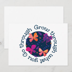 Grow Through What You Go Through Holiday Card