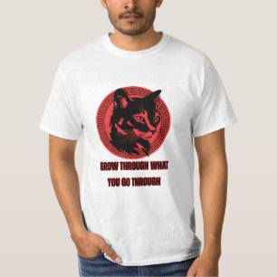 Grow Through What You Go Through" – Inspirational  T-Shirt