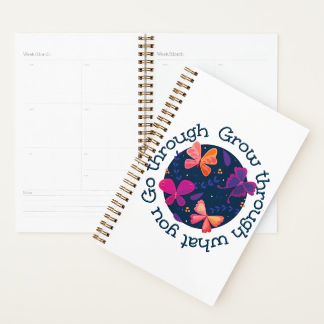 Grow Through What You Go Through Planner (Display)