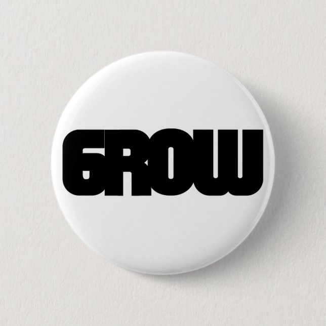 Grow Visuals - Growvisuals Logo 2 Inch Round Button (Front)