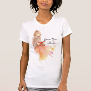Grow Your Mind Book Lover Reading is Life T-Shirt
