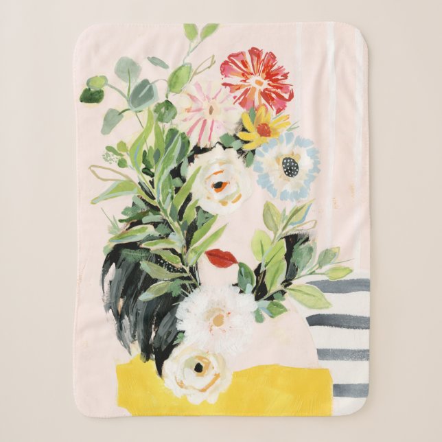 Grow Your Own Way Sherpa Blanket (Front)