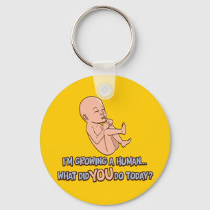 Growing A Human Maternity Keychain