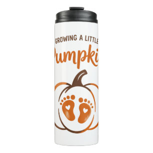 Growing a Little Pumpkin Funny Fall Thermal Tumbler