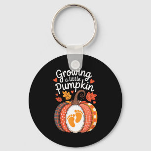 Growing A Little Pumpkin Maternity Pregnancy Thank Keychain