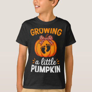Growing A Little Pumpkin Maternity Thanksgiving Mo T-Shirt