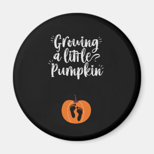 Growing a little Pumpkin Pregnancy Halloween Baby Magnet