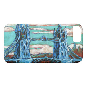 Growing Bridge in a fantasy city Case-Mate iPhone Case