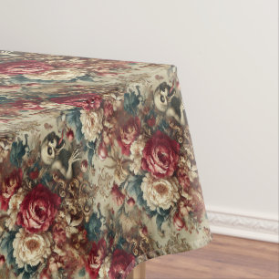 Growing Grotesque – Gothic Floral  Tablecloth