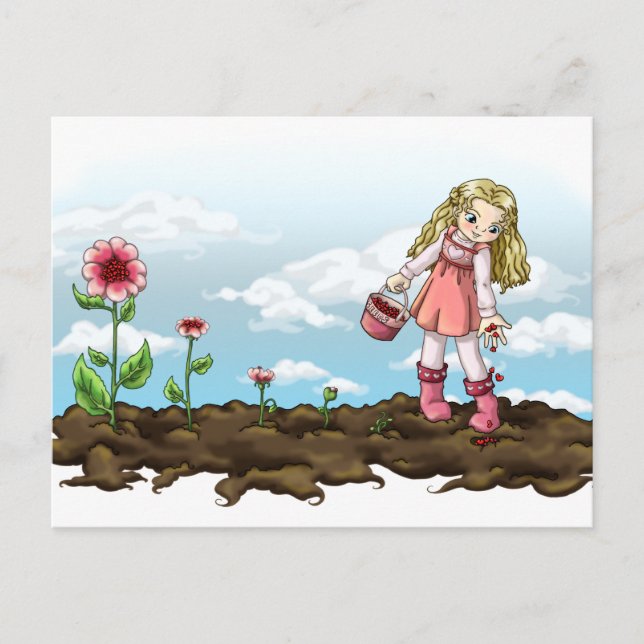 Growing Hearts Postcard (Front)