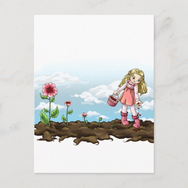 Growing Hearts Postcard (Front)