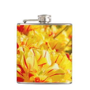 Growing in Gold Hip Flask