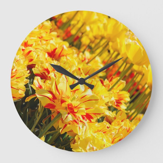 Growing in Gold  Large Clock (Front)