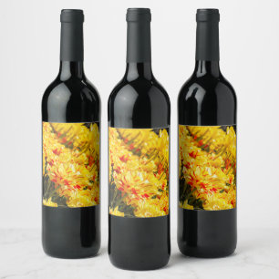 Growing in Gold Wine Label
