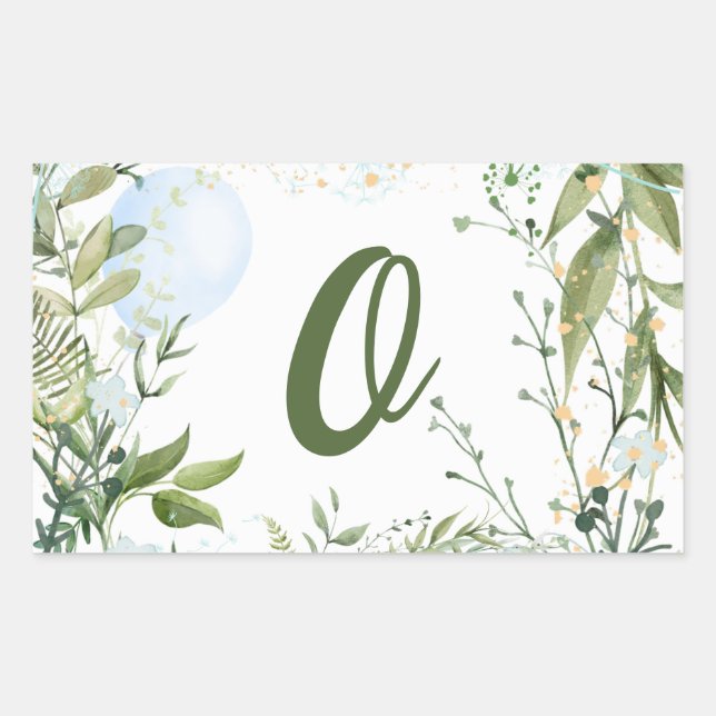 Growing Like a Weed, Boy, Personalize, Sticker (Front)