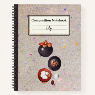 Growing Mangosteen Personalized Composition Notebook