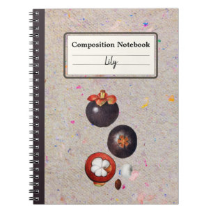 Growing  Mangosteen Personalized Composition Notebook