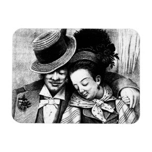 Growing Old Together Couple Love Romance art Magnet